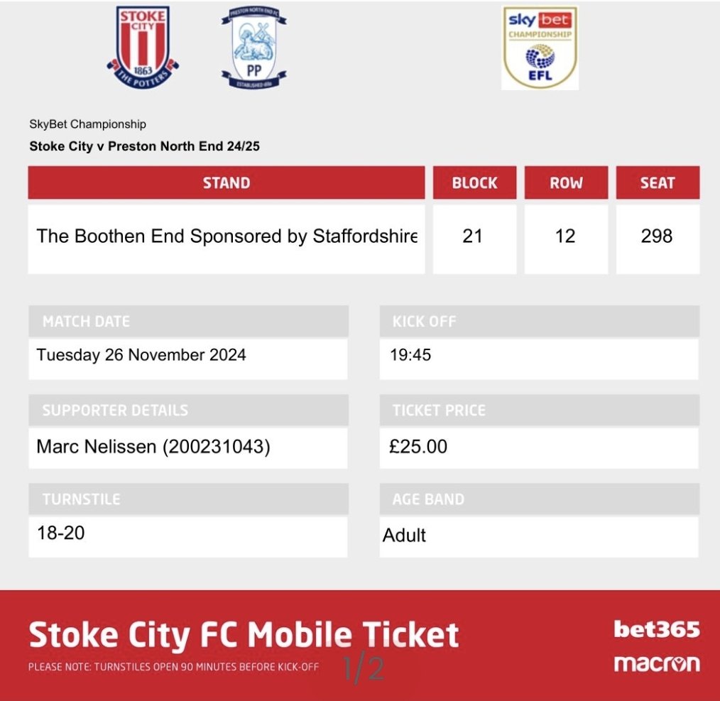 Markiemarc66's tweet photo. At Stoke on a cold and 'rainy' tuesdaynight ... #stopre #MatchDay @stokecity - @PNE_FC https://t.co/m79WsuILX4