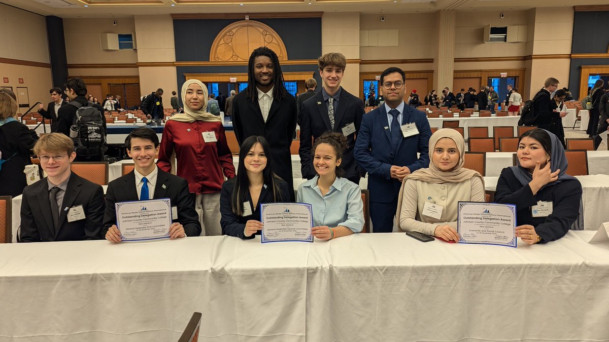 JCCCModelUN's tweet image. JCCC Model UNITED Nations received 3 exceptional representation awards for New Zealand @Cross4JCCC @JCCCStudentLife @JCCCtweet @CoLabJCCC