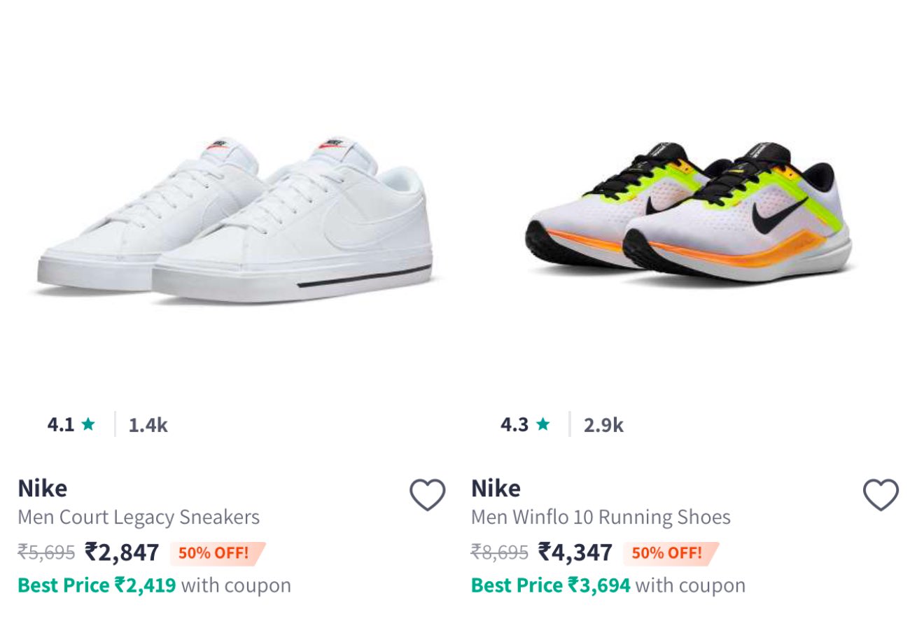 Coupon for nike shoes sale