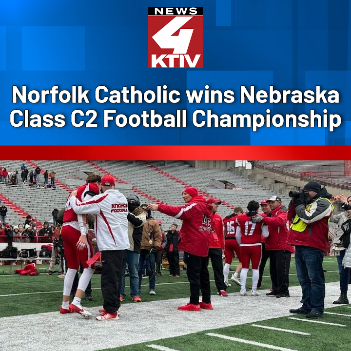 ktivsports's tweet photo. The Norfolk Catholic Knights claimed the Class C2 Football Championship Tuesday after beating Bishop Neuman 27-13.
Read more >> https://t.co/GTmdvdRXu6 https://t.co/IkUcdeRK1d