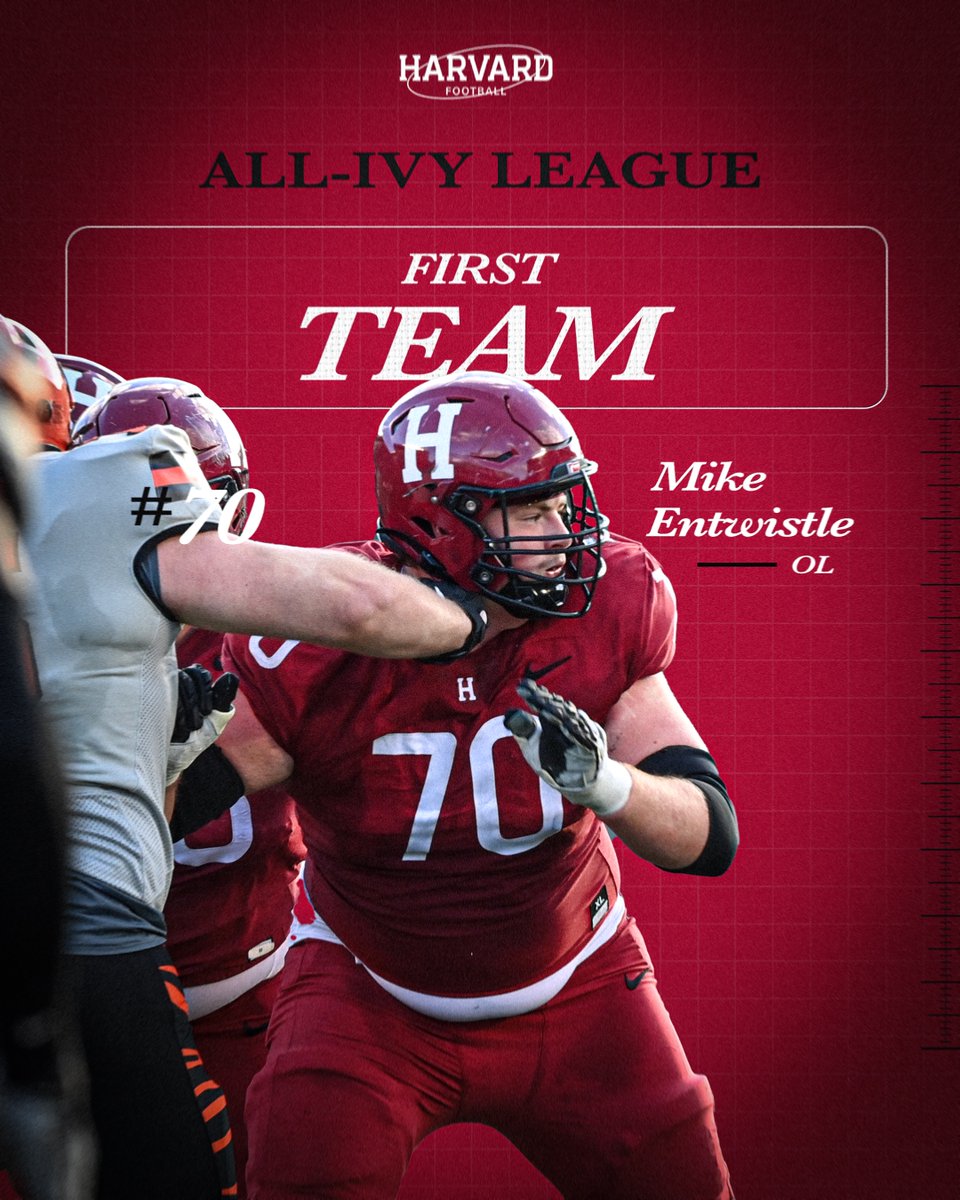 ⭐️First-Team All-Ivy⭐️

Mike Entwistle, OL 

🗞️tinyurl.com/259spafg 

#OneCrimson #GoCrimson