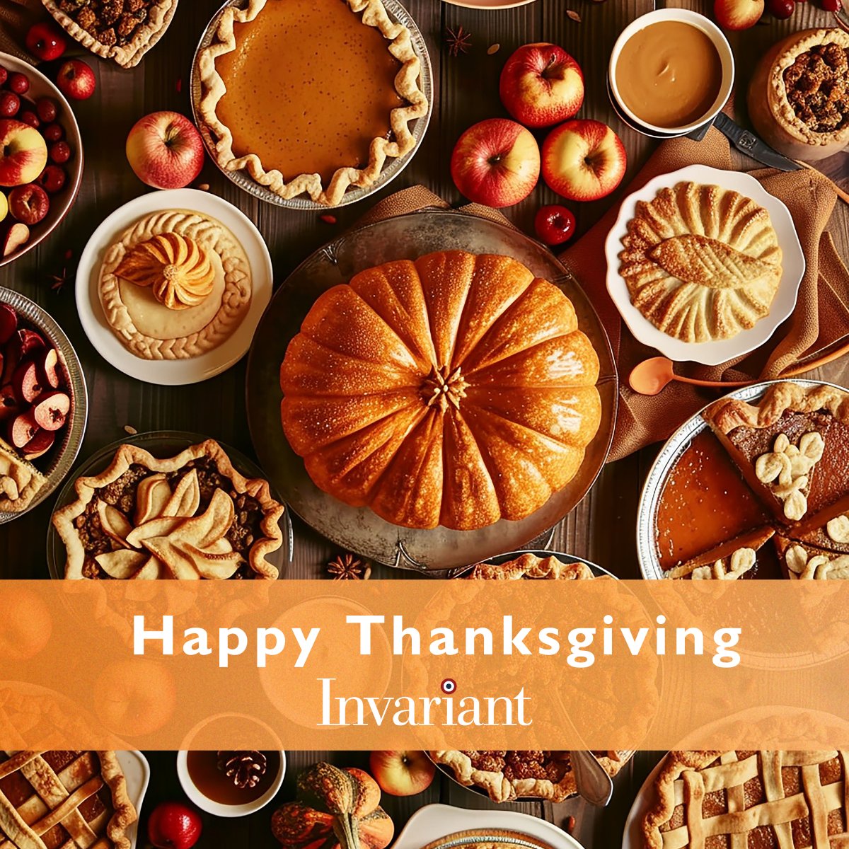 Happy #Thanksgiving from Invariant! Wishing you a holiday filled with joy, gratitude, and connection. 🦃🍂