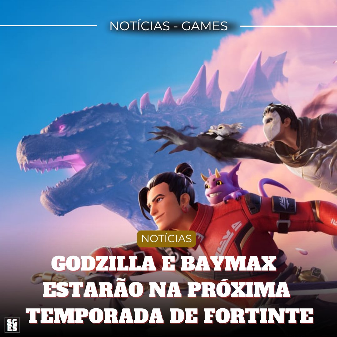 supergamesES's tweet photo. Novidades chegando! A 1ª temporada do Capítulo 6 de Fortnite promete duas grandes adições: Godzilla e Baymax. O lançamento oficial está marcado para 1º de dezembro.
.
.
#fortnite #fortnitenews #gamesbrasil #games #gamesnews #videogames #noticias #news https://t.co/rfWz5p4eZu
