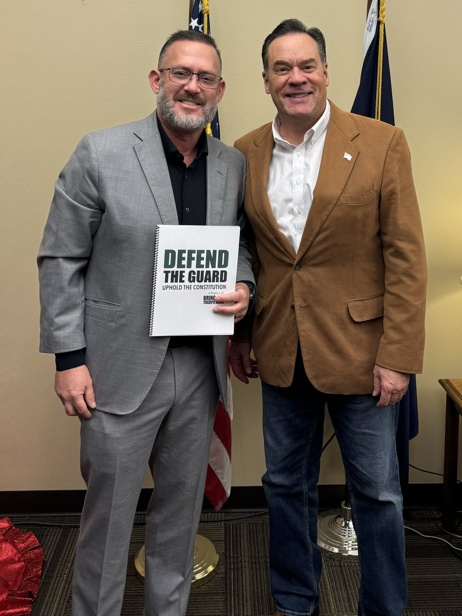DanMcKnight30's tweet image. Met with Congressman Russ Fulcher—this is why we fight. Discussed Defend the Guard, DOD and NGB overreach in the state legislatures, Congress’ abdication on war, and the Air Force’s LP 480 scheme to federalize state assets unconstitutionally. Grassroots activism will restore the…