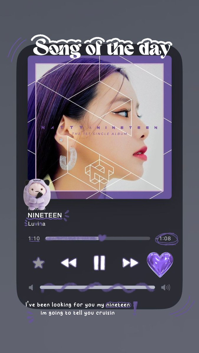 lo prometido es deuda, y esta racha de andar saliendo seguido no va a parar más cuando se trata del #𝐥uv𝕚ǝ𓊈𖠇ུ𓊉s𝕚ng𝕝e sonando a todo volumen, sin duda puedo confirmar que #𝐧𝕚nǝ𝕥een·它是𝚢o͞u y el #𝐜ut𝕚e𑁯𓋜𝐦p𝟑 se disfruta al máximo. 

𝐦𝕚to͞ 神話 ٭ #𝐧or𝕚 ⊰