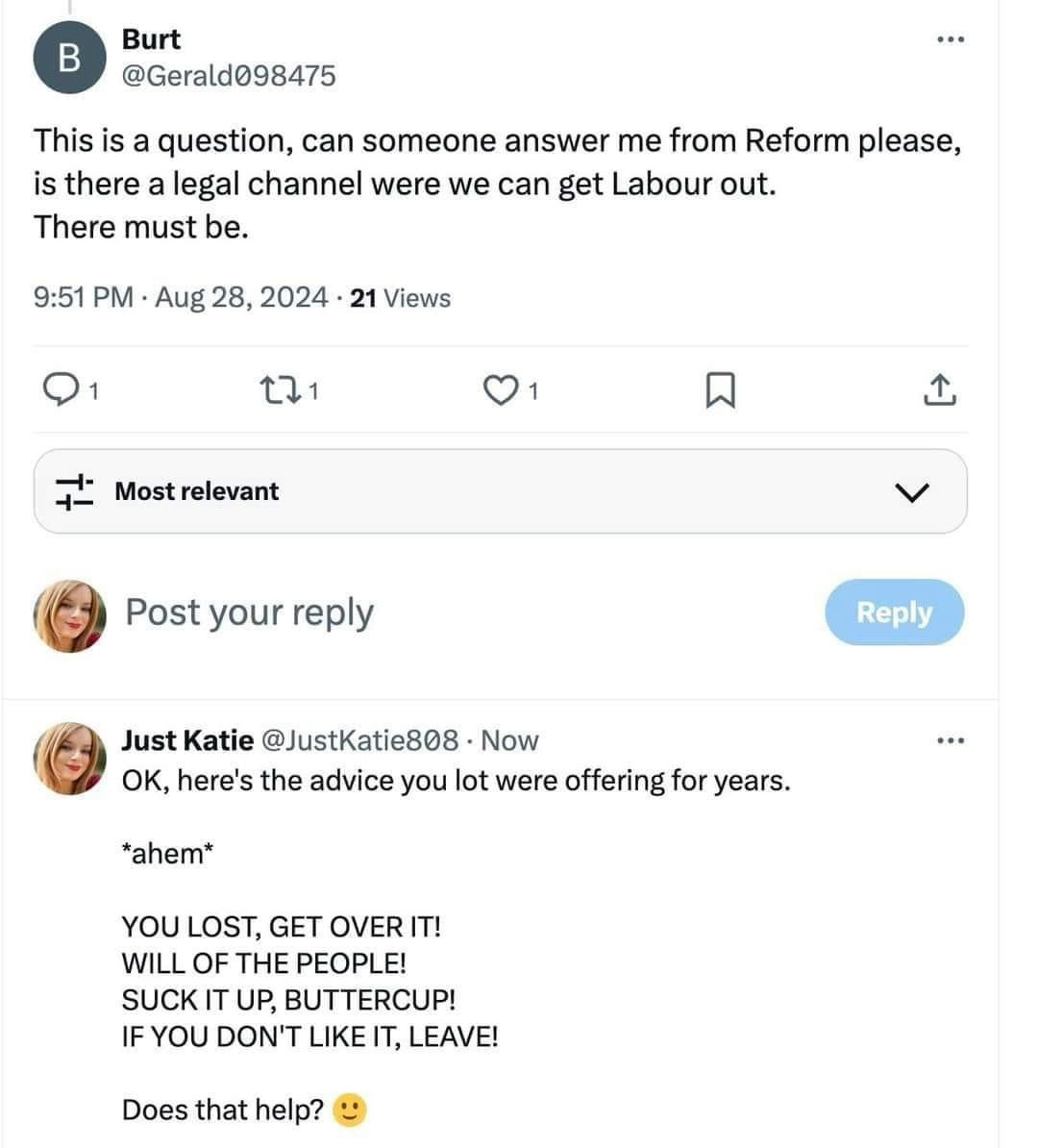 Take your own advice!