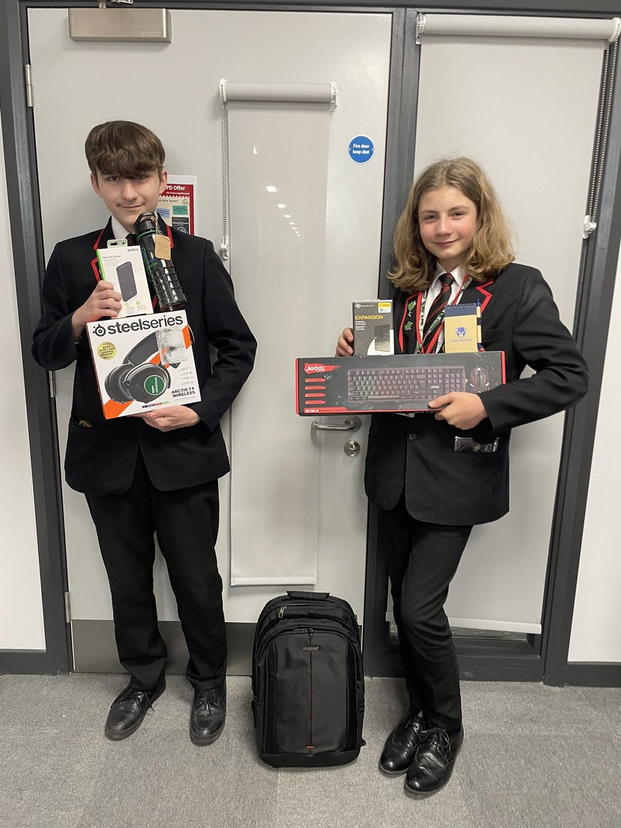 TASEComputing (@tasecomputing) on Twitter photo We are super proud of our 2 fantastic Cyber Switch up finalists. They are the top 1% of 6000 competitors across Yorkshire and the Humber.
Dominik achieved 2nd Place overall!
Harrison was a fantastic finalist. Thank you <a href="/CyberSwitchUp/">Cyber Switch Up</a> for an amazing competition and great prizes! We are super proud of our 2 fantastic Cyber Switch up finalists. They are the top 1% of 6000 competitors across Yorkshire and the Humber.
Dominik achieved 2nd Place overall!
Harrison was a fantastic finalist. Thank you <a href="/CyberSwitchUp/">Cyber Switch Up</a> for an amazing competition and great prizes!
