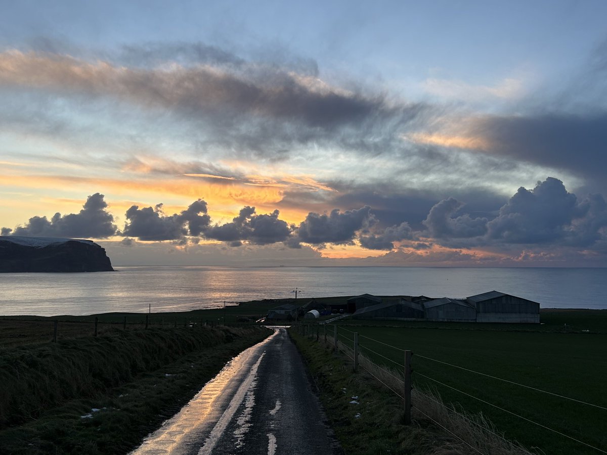 Orkney sunset.