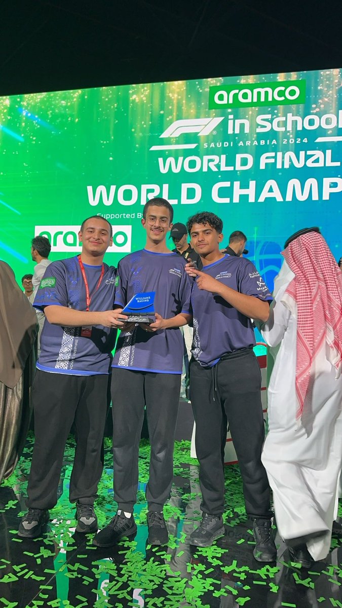 ZiyadTG's tweet photo. My brother’s team just won the Best Engineered Car award at international F1 in school competition! 🚗💨 
Absolute genius in the making! Watch out, world—this future engineer is coming for the big leagues! https://t.co/g33kV0ymbb