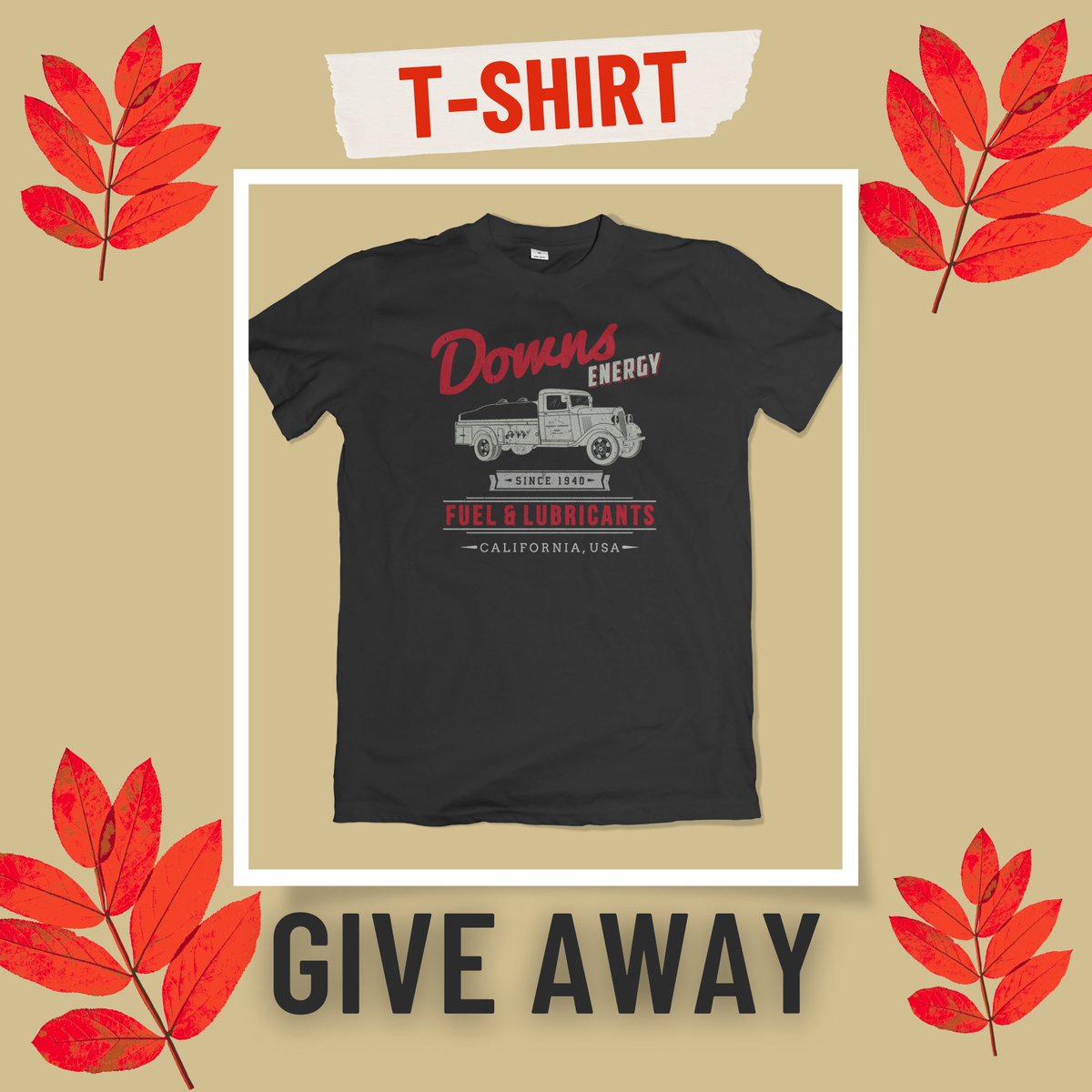 Downs_Energy's tweet photo. Thanksgiving Week Giveaway Starts Now!

We're giving away one of our Downs Energy Retro Trucker T-shirts every day this week!

To enter:
1. Like this post
2. Tag a friend you’re grateful for in the comments
3. Follow us to stay updated

We’ll announce the winners daily! https://t.co/lCcT8wAHMd