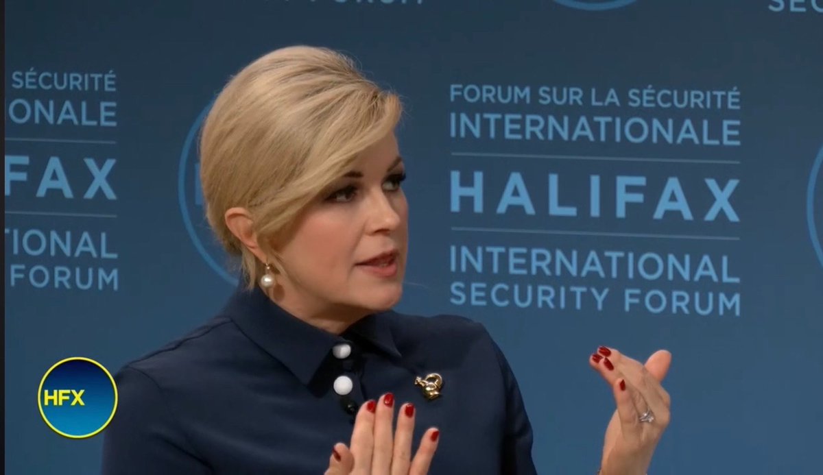 Honored to have participated in “Era of Unity: Victory in Ukraine” at the <a href="/HFXforum/">Halifax The Forum</a> with Canadian MFA <a href="/melaniejoly/">Mélanie Joly</a> , Senator <a href="/SenatorRounds/">Senator Mike Rounds</a> , Head of ANTS Hanna Hopko and Gary Kasparov.