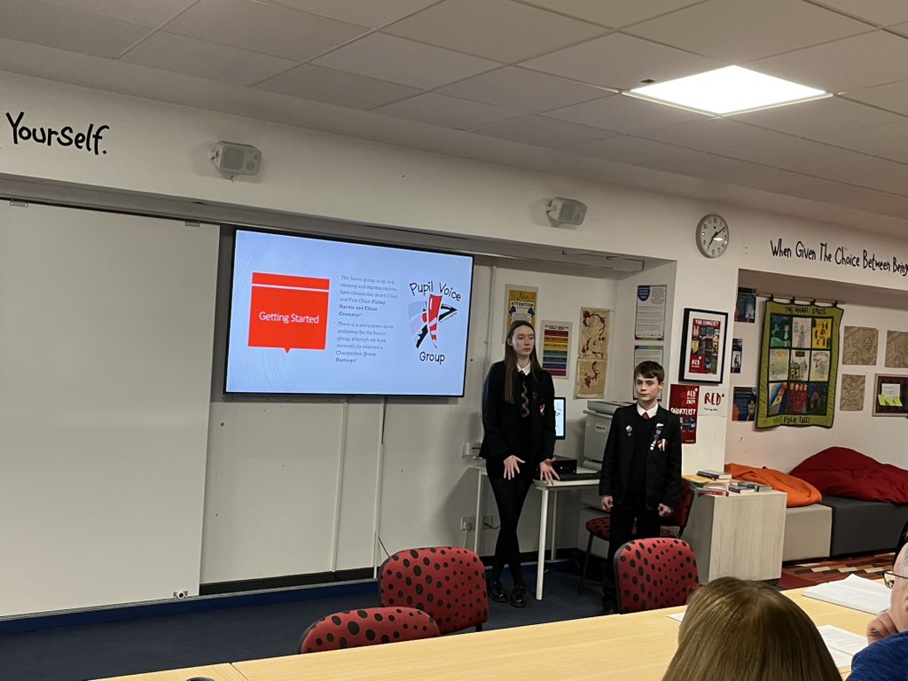 Well done to our Pupil Voice Group and Cost of the School Day pupil group on their presentations to the Parent Council.! #RRSA #Article29