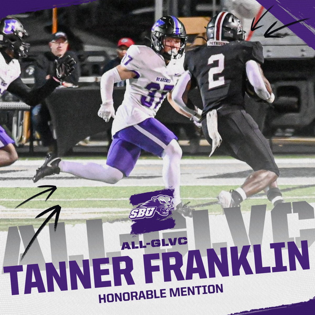 Congrats to Tanner Franklin on his selection to the All-GLVC team! #rollcats