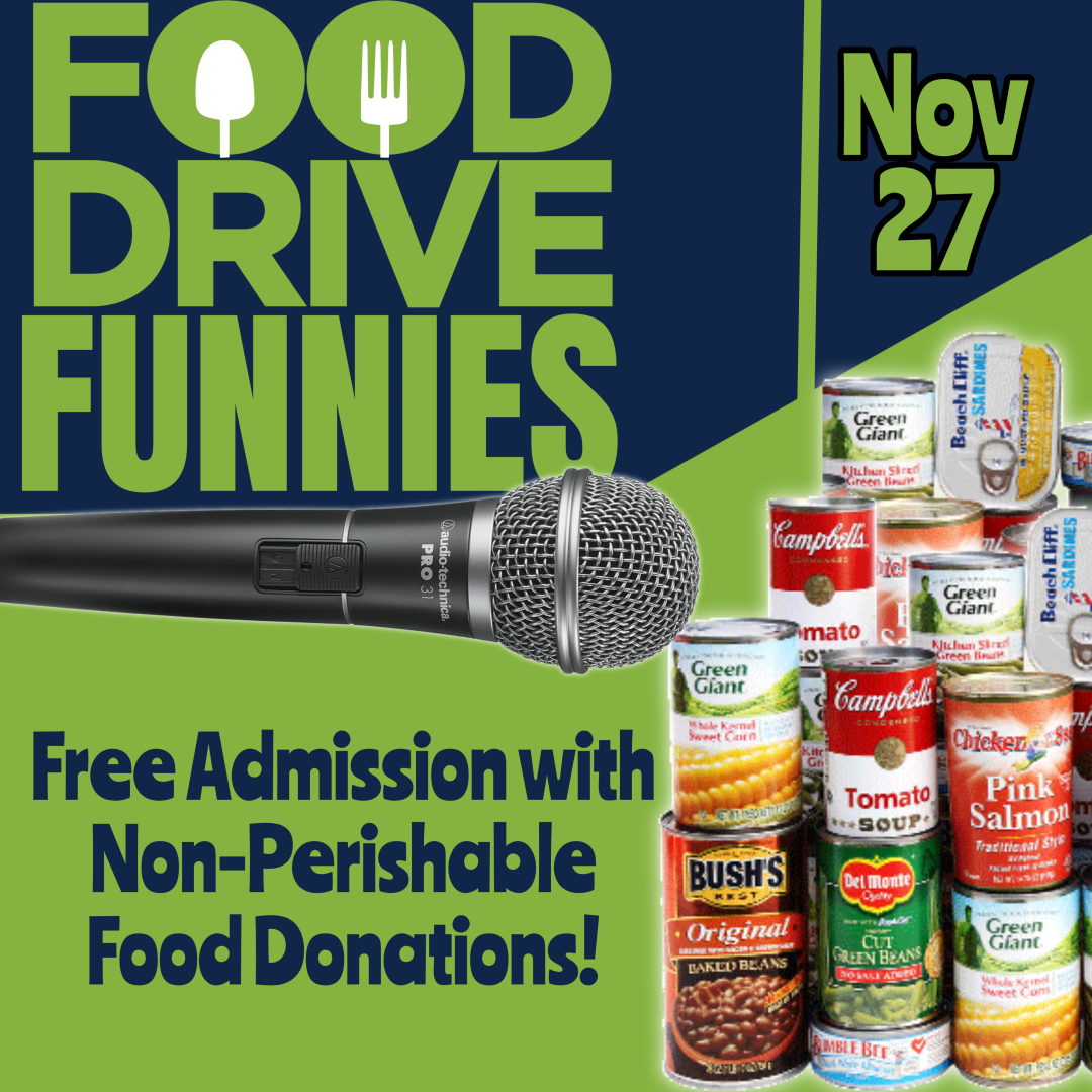 LoonyBinLR's tweet photo. $10 worth of Non-Perishable food items that will be donated to the Water Shed will get you admission to the funniest Little Rock Locals!
Reserve at https://t.co/2bIoOZwbnY, call (501) 228-5555, or just Send us a Facebook message!
#LittleRockFunny #LittleRock #ThingsToDoInLR https://t.co/VgPqANJjDO