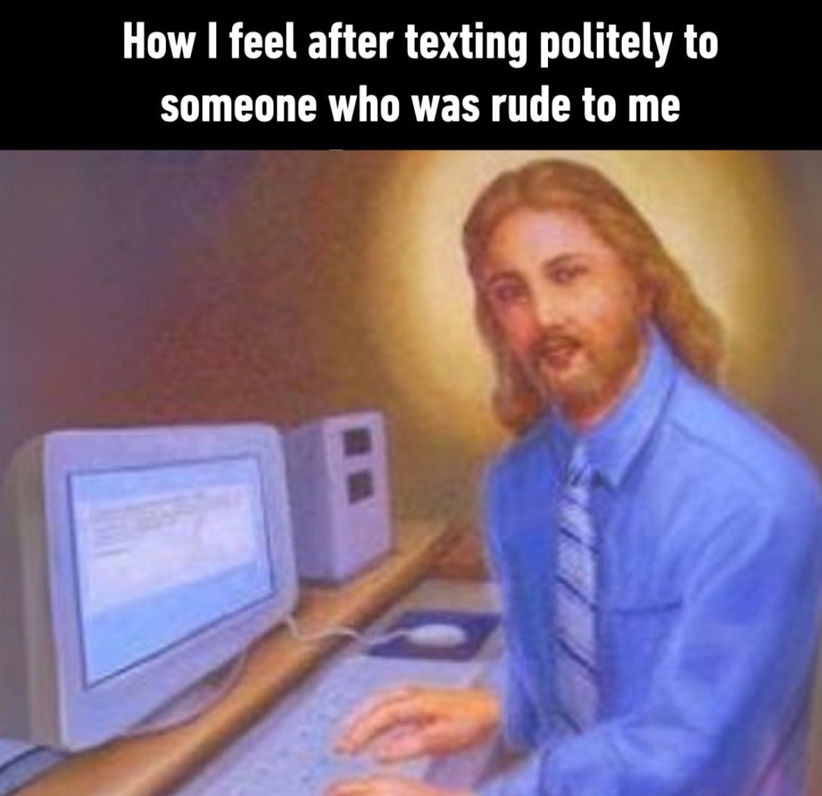 Dr_AJ_MD's tweet photo. Amen! 😇

#PoliteMicDrop #BlessYourHeartEnergy
#OopsIDidItPolitely
#RudenessShieldActivated
#CalmFlex https://t.co/iWxDkvJKHc