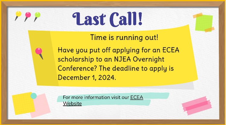 Calling our ECEA members who have never attend an NJEA Conference. ⁦@BloomfieldEA⁩ ⁦<a href="/EOEA_NJ/">East Orange Education Association</a>⁩ ⁦<a href="/NJEA/">NJEA</a>⁩
