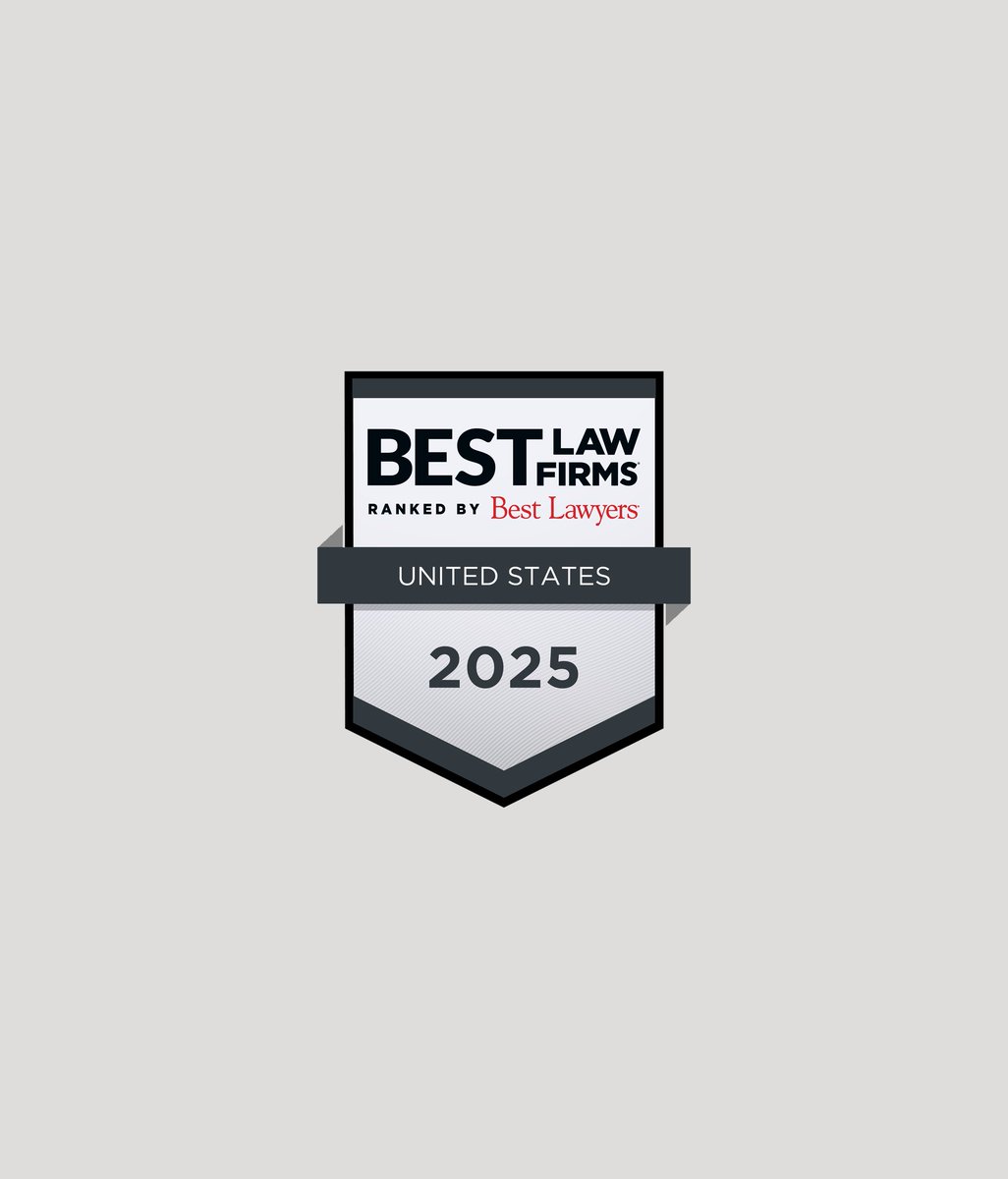 Hamilton Brook Smith Reynolds is excited to announce that we have ranked in the 2025 edition of Best Law Firms®, both nationally and regionally, as a top-tier firm for patent law, trademark law, and IP litigation law. lnkd.in/e5sQujU4 #BestLawFirms