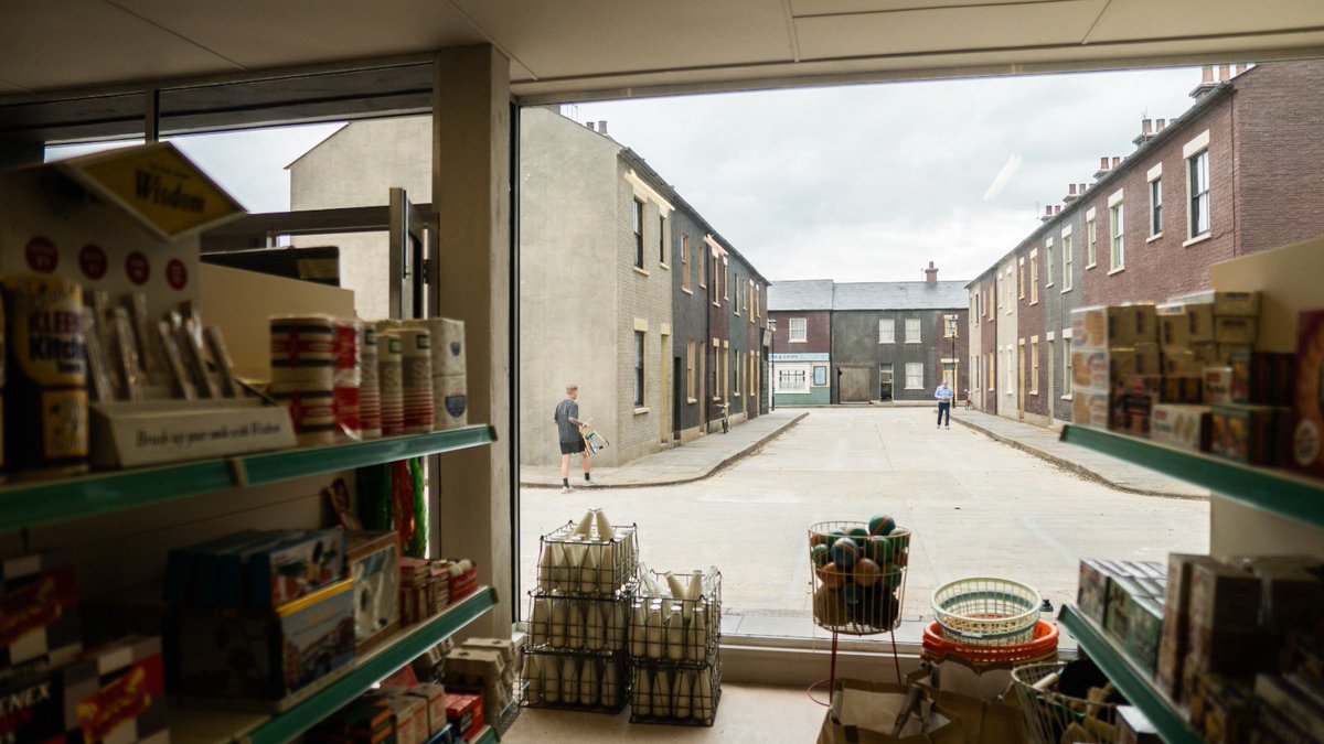 Did you know parts of the 2021 British film Belfast were #FilmedatFarnborough? 🎥📍

Check out some of the amazing set builds across our site. 👀↔️
 
Belfast is a coming-of-age drama film, written &amp; directed by Kenneth Branagh &amp; stars Caitríona Balfe, Judi Dench &amp; Jamie Dornan.