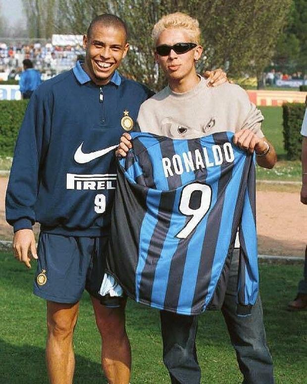 Ronaldo and Valentino Rossi.