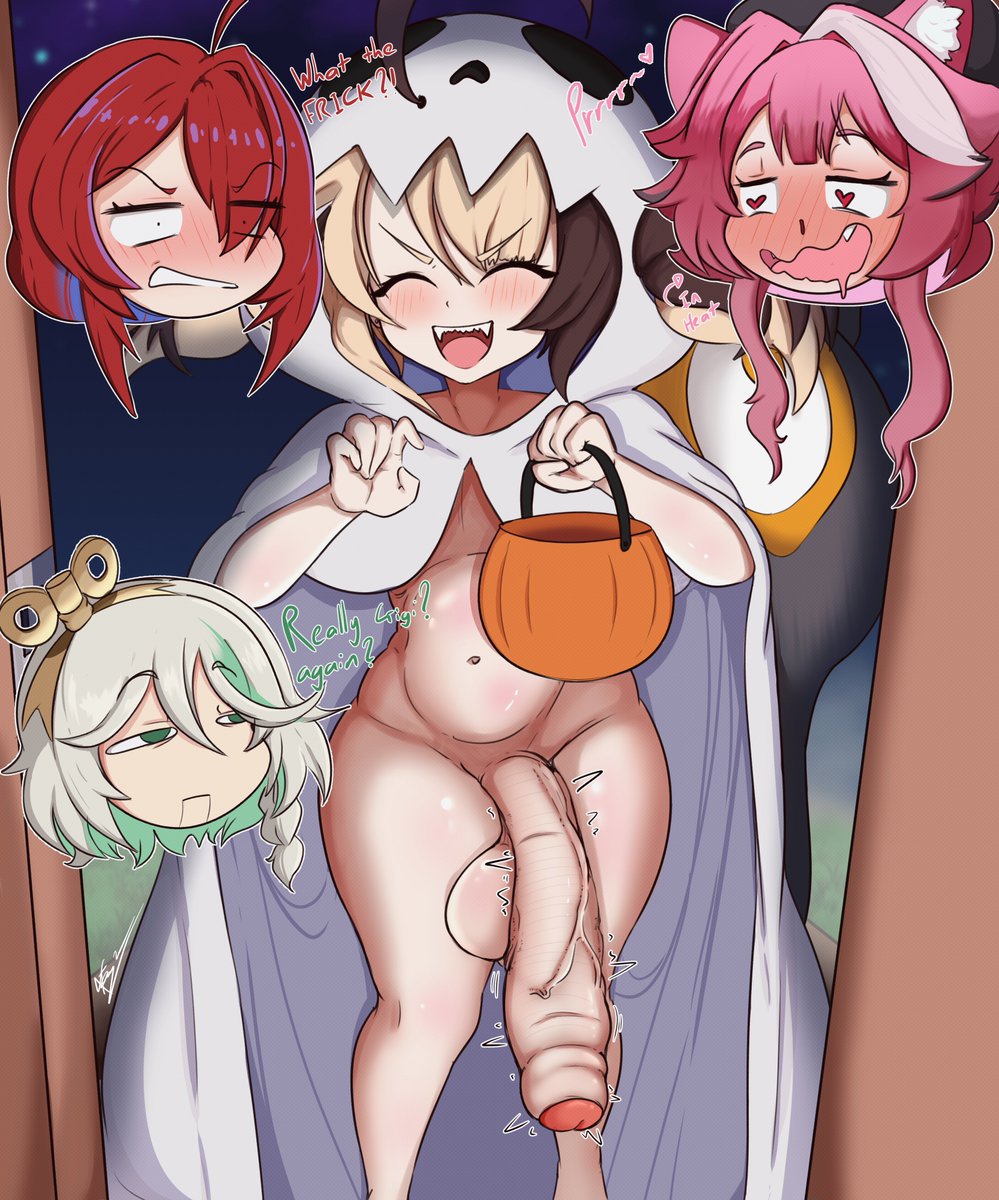 XT_Ecchi's tweet photo. P-tron public release: Halloween Futa Gigi Murin (a bit late but it's still here) https://t.co/nawskSDw8E