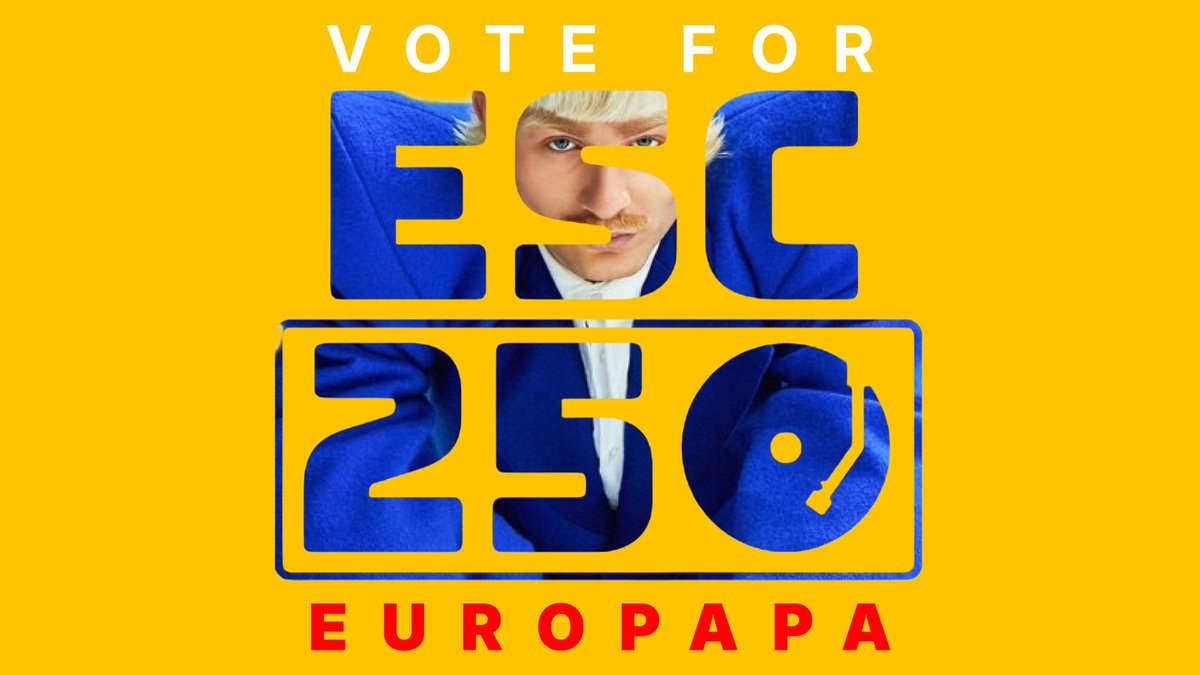 🇪🇺🇳🇱 VOTE POR EUROPAPA AT #ESC250.  

#EurovisionSongContest #ESC #Eurovision

‼️🚨Vota antes del 15 de diciembre

🗳️Vota por aquí: songfestival.be/en/top-250-202…