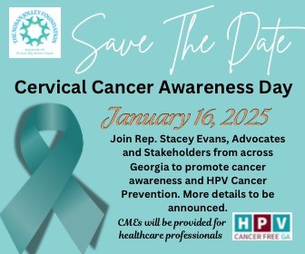 ryansuk_health's tweet image. 🗓️ Save the date! Join us for Cervical Cancer Awareness Day on 1/16/2025 (Thu) in Georgia, hosted by @HPVCancerFreeGA! Together, let’s raise awareness and take action to eliminate cervical cancer. 🩵 Stay tuned for more details! #CervicalCancerAwareness #HPVCancerFreeGA #CME