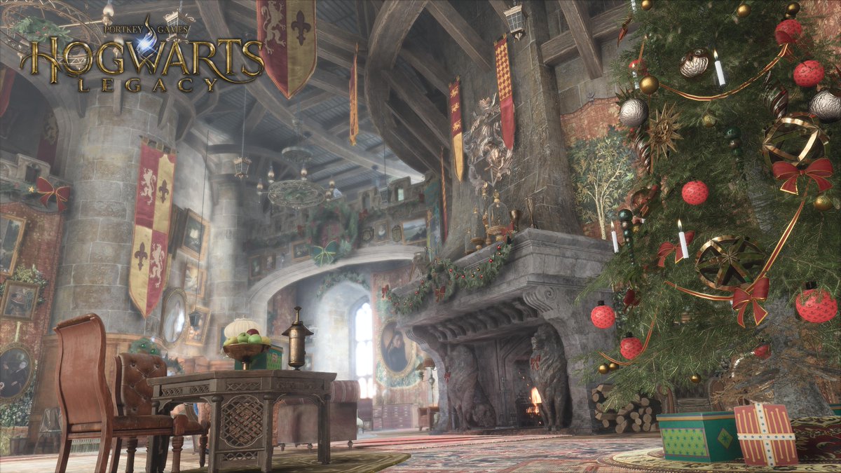 photomodegame's tweet photo. グリフィンドールの談話室
#HogwartsLegacy
#ホグワーツレガシー https://t.co/Q5ItjcTACG