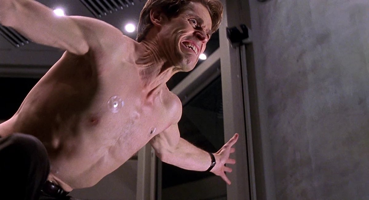 emalee731's tweet photo. sometimes that first sip of dr pepper hits so good I start feeling like william dafoe post green goblin serum https://t.co/79dN6gjl3O