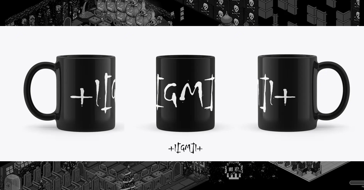 GothicMafiaHQ's tweet photo. Because doing merch is now a cool thing to do... here is your chance to win an official +l[GM]l+ mug! To enter, just do the following:

💀Like this post
💀Follow us here at @GothicMafiaHQ 
💀 Retweet this post

Winner will be announced on Friday!

#HabboOrigins #HabboHotelOrigins https://t.co/5n8xVtEa3r