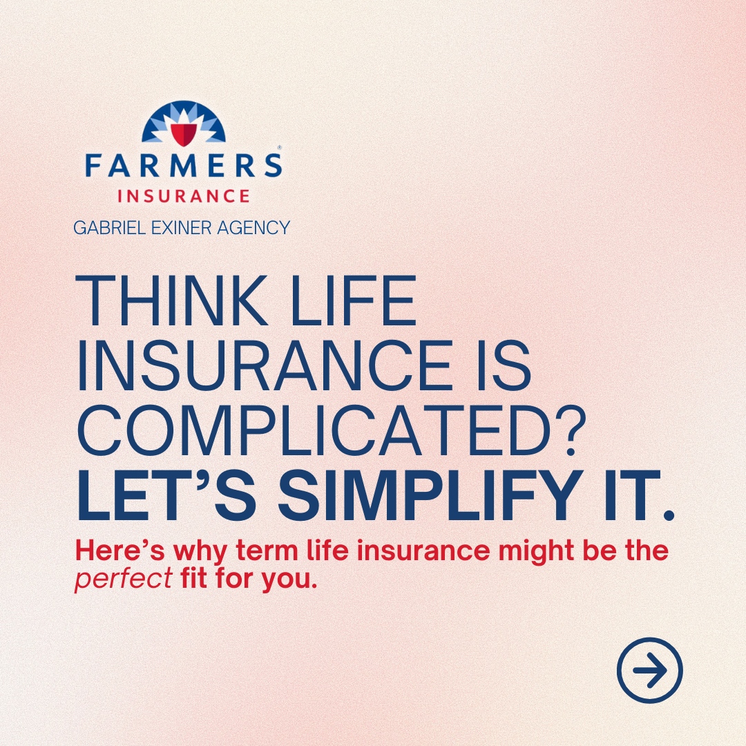 ExinerAgency's tweet image. Term life offers affordable, straightforward protection for when you need it most. Perfect for covering temporary needs like mortgages or education. 

Ready to protect your future? Let’s chat! 

#TermLifeInsurance #StayCovered #LifeInsurance101 #FinancialPlanning #PeaceOfMind