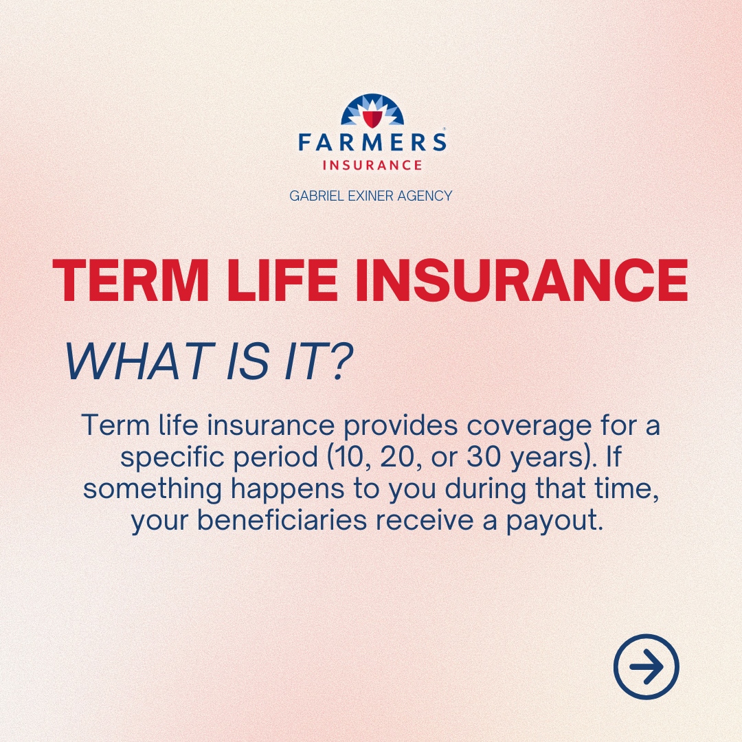 ExinerAgency's tweet image. Term life offers affordable, straightforward protection for when you need it most. Perfect for covering temporary needs like mortgages or education. 

Ready to protect your future? Let’s chat! 

#TermLifeInsurance #StayCovered #LifeInsurance101 #FinancialPlanning #PeaceOfMind
