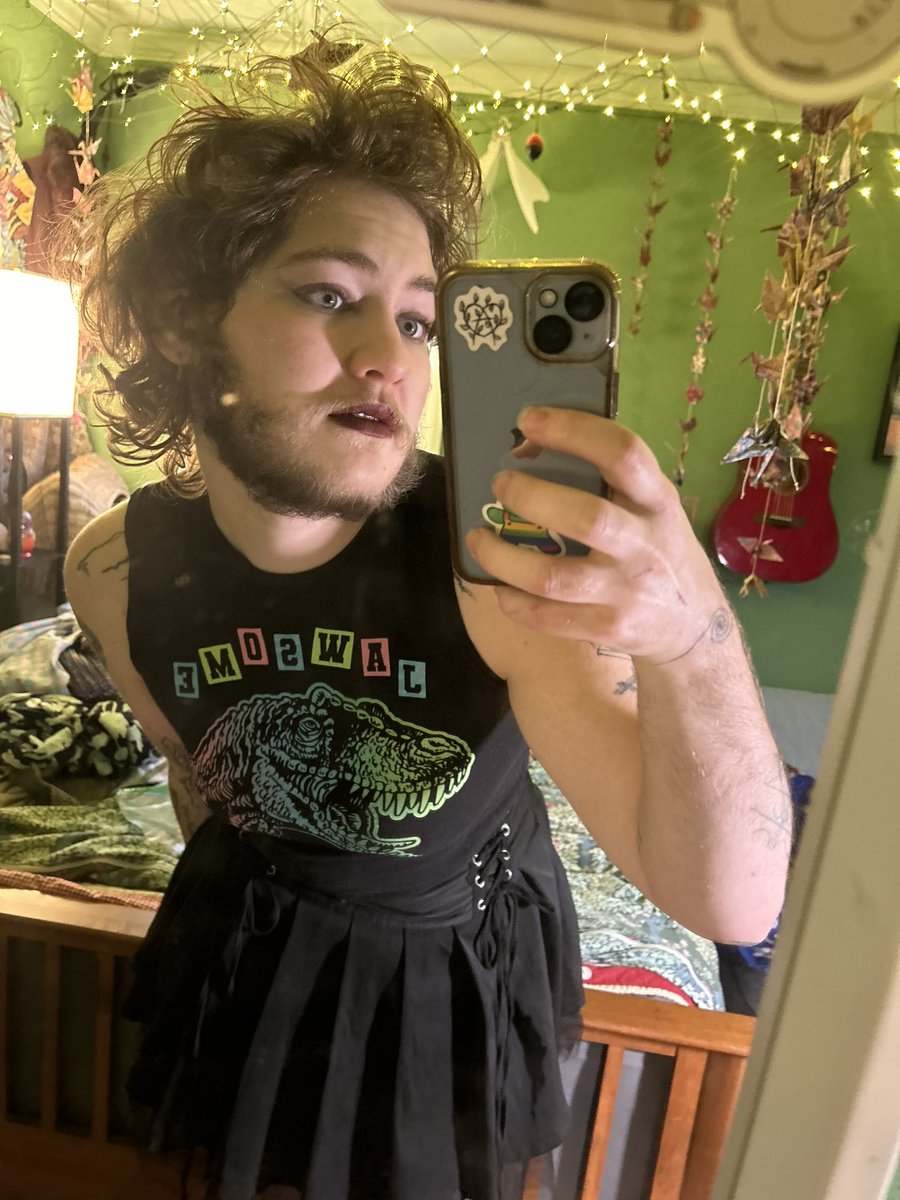 princeadorable's tweet photo. I don’t normally wear makeup, but it felt right for this fit 🦇😈 #ftm #trans #twink #femboy https://t.co/fyMOF57wUf