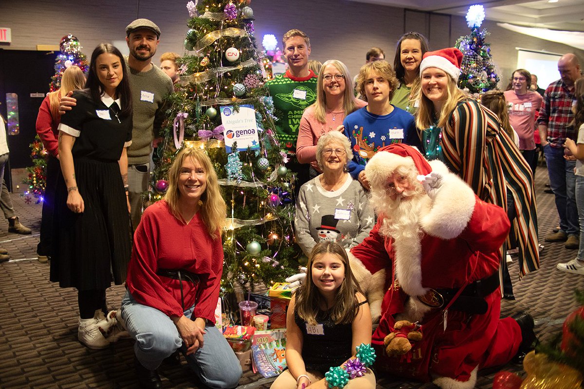 genoadesign's tweet photo. What an uplifting morning as we had an opportunity to welcome wish kids and their families at Newfoundland and Labrador's first Trees of Joy event today in support of @MakeAWishCA. We hope this is only the first of many great events to come! #makeawishnl #treesofjoy https://t.co/1jUN3RmWg5