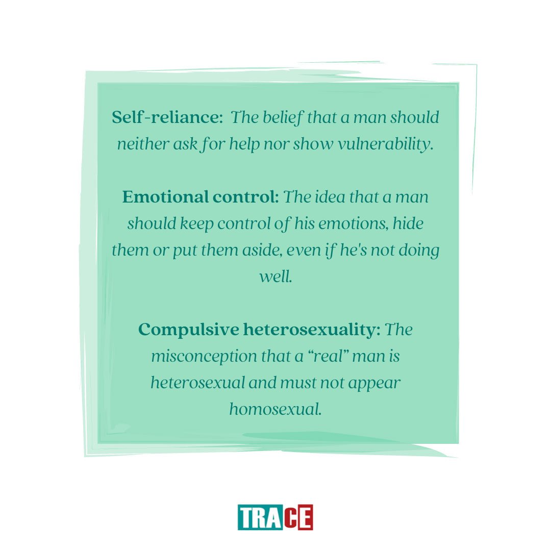 lab_trace's tweet image. November 19 marked the International Men's Day, which raised a lot of discussion surrounding masculinity. The TRACE team explored the negative impacts of social norms of masculinity among men who have experienced childhood trauma.