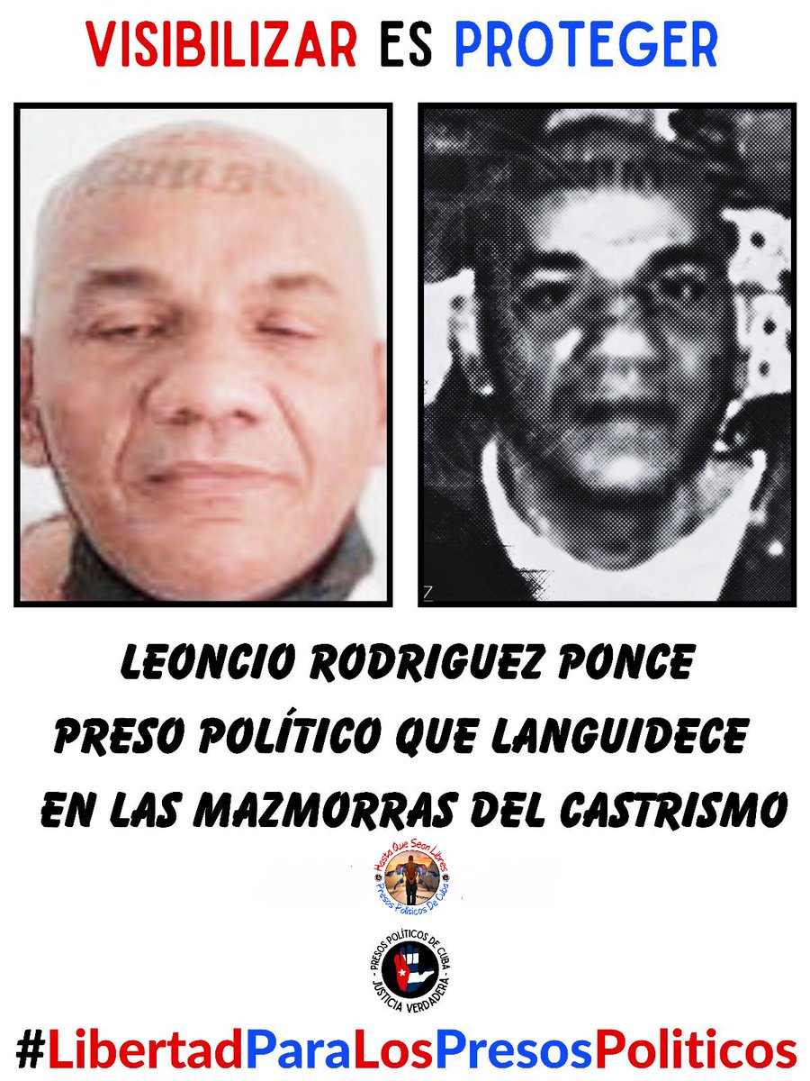 PresosCuba's tweet image. Familia compartamos y visibilizemos el caso del Preso Político Leoncio Rodriguez Ponce. Gracias @CubalexDDHH ✍️🏻🙏🏻
.
🚨 #AlertaCubalex | El #PresoPolítico Leoncio Rodríguez Ponce, recluido en la prisión provincial de #Holguín, permanece encarcelado desde hace 36 años y enfrenta…
