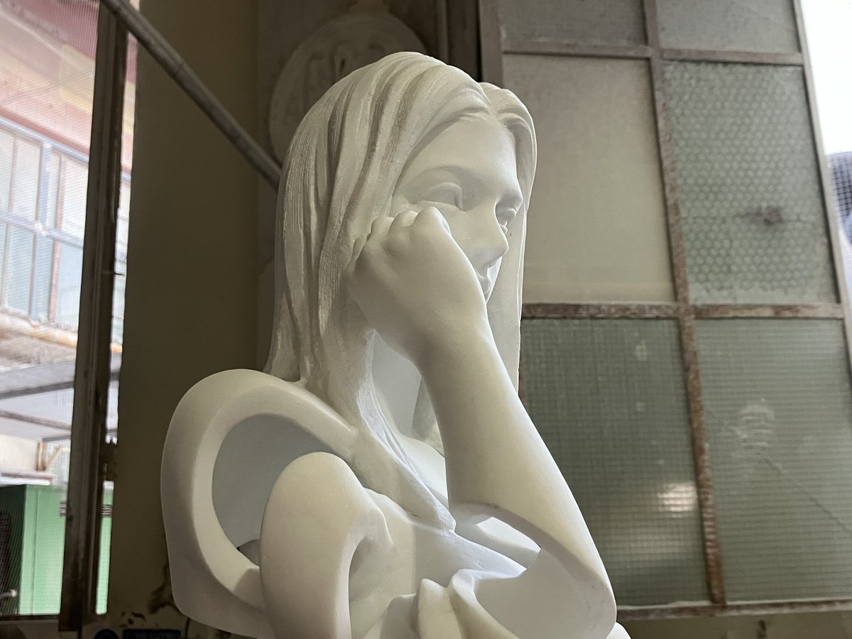 Le mie #sculpture a #Spiral in #marble #robertopiaia