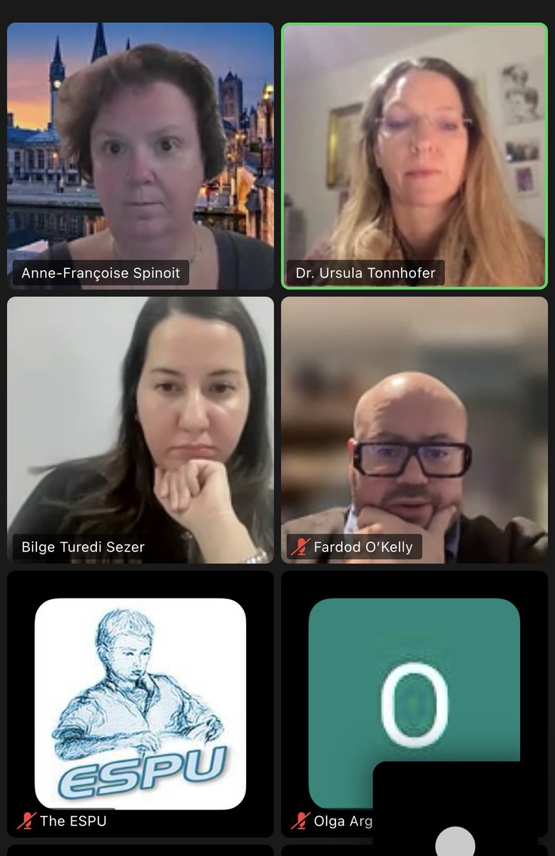 Bilge Turedi (@bilgeturedi_) on Twitter photo We had a great discussion highlighting critical points on #SoMe in #peduro 🎯
Thanks for the great talks <a href="/UrsulaTonnhofer/">Ursula Tonnhofer</a> and <a href="/FardodOKelly/">Fardod O'Kelly</a> and for wonderful moderation <a href="/AFSpinoit/">AFrançoise Spinoit</a> 🙌🏻
And many thanks to <a href="/ESPUorg/">ESPU</a> and <a href="/ESPU_EdCom/">ESPU Education Committee</a> for this webinar
<a href="/M_Peycelon/">Matthieu Peycelon</a> #MedEd #UroSoMe We had a great discussion highlighting critical points on #SoMe in #peduro 🎯
Thanks for the great talks <a href="/UrsulaTonnhofer/">Ursula Tonnhofer</a> and <a href="/FardodOKelly/">Fardod O'Kelly</a> and for wonderful moderation <a href="/AFSpinoit/">AFrançoise Spinoit</a> 🙌🏻
And many thanks to <a href="/ESPUorg/">ESPU</a> and <a href="/ESPU_EdCom/">ESPU Education Committee</a> for this webinar
<a href="/M_Peycelon/">Matthieu Peycelon</a> #MedEd #UroSoMe