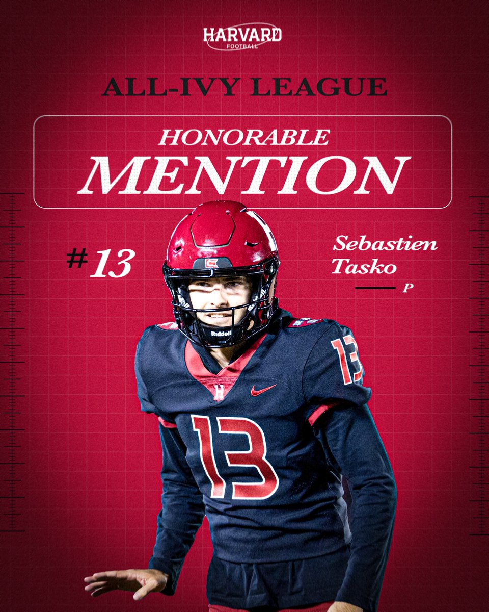 👊Honorable Mention All-Ivy👊

Sebastien Tasko, P

🗞️ tinyurl.com/259spafg

#OneCrimson #GoCrimson