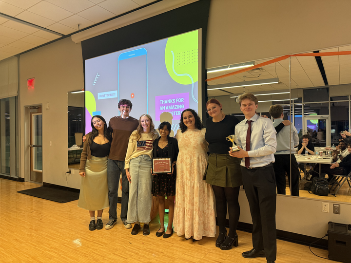 George_Headley7's tweet photo. Shoutout to The State Press Politics Desk for winning the "Desk of the Semester" award at The State Press Fall 2024 Banquet!! 
@emmalbradford__ @SamLuba6 @emra_m1 @teannaJsorensen @FungPippa @Ellis_reports https://t.co/5TlfCADYCp