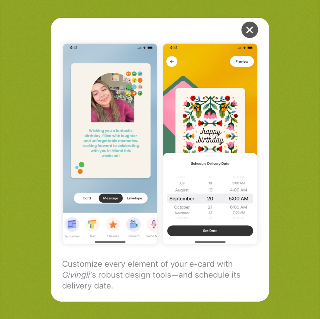 Givingli just got crowned App of the Day by <a href="/AppStore/">App Store</a>! 🏆

Whether it’s celebrating milestones, showing appreciation, or sending gifts just because—you’ve trusted us to help you spread joy, and for that, we’re so thankful. ☺️

web.givingli.com/r4s2tMfvQOb

#AppOfTheDay #OnTheAppStore
