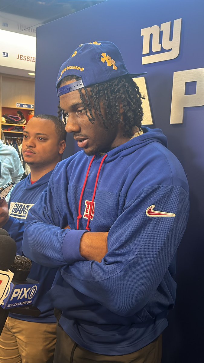 JordanRaanan's tweet photo. WR Malik Nabers said he met with Brian Daboll and Joe Schoen. Wished he used “different words” but he still “stands on what he said.” 

#Giants https://t.co/L4vcnpcJfU