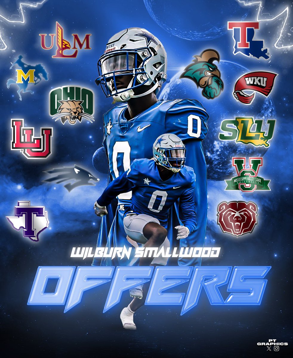 Parker Titus (@ptgraphics0) on Twitter photo Offers on the table for JUCO DE Wilburn Smallwood (<a href="/_Smallwood94/">WILBURN SMALLWOOD🧟♂️</a>) out of Kilgore College.
The 6’3 225 DE from Lufkin, TX has had a breakout year and is attracting attention from programs around the country.
Where’s the next stop? 🏠 Offers on the table for JUCO DE Wilburn Smallwood (<a href="/_Smallwood94/">WILBURN SMALLWOOD🧟♂️</a>) out of Kilgore College.
The 6’3 225 DE from Lufkin, TX has had a breakout year and is attracting attention from programs around the country.
Where’s the next stop? 🏠
