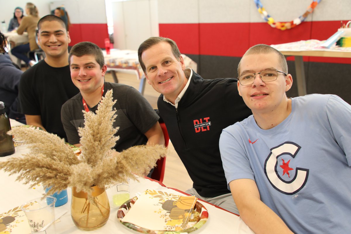 barrington220's tweet photo. Friendsgiving at the Barrington Transition Program! The students helped cook up a feast! 🦃 #ThePlaceToB https://t.co/KPUk5CVQUU
