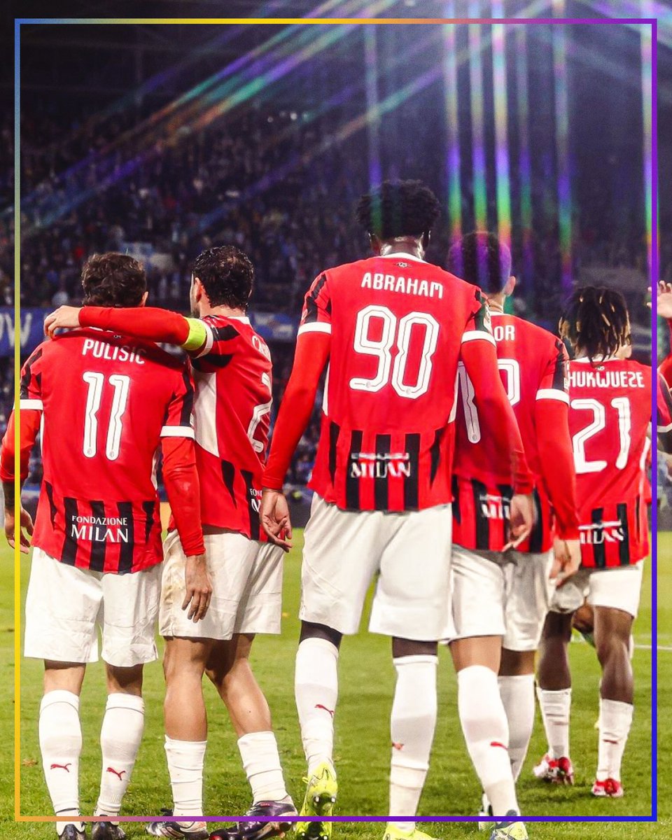 EmpowerSportsHQ's tweet photo. 𝗙𝗮𝗻𝘁𝗮𝘀𝘁𝗶𝗰! 💪 @PFonsecaCoach’s Milan get their third win in a row and pick up another 3️⃣ points in the UEFA Champions League. 𝑨𝒏𝒅𝒊𝒂𝒎𝒐!!! 🔴⚫

#ChampionsLeague #UCL #ACMilan #PauloFonseca #FonsecaStyle #Victory #GreatJob #EmpowerSports https://t.co/wMP9wnnYmw