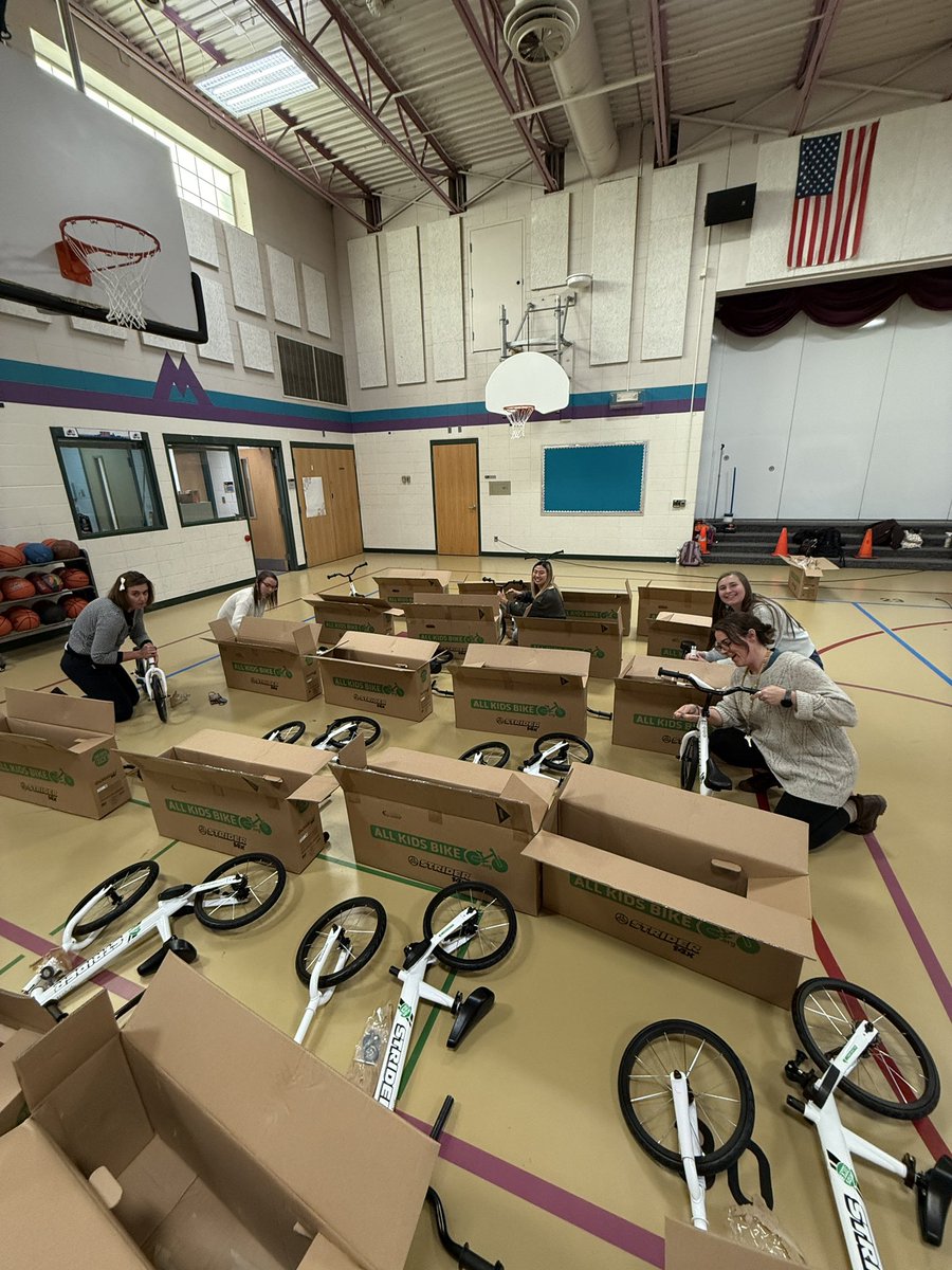 John Reid (@johnreidpe) on Twitter photo The bikes are here and ready to ride! Everything was assembled in record time thanks to some amazing coworkers.
I really appreciate the help from everyone who donated, advocated & assembled these bikes so our kids can learn this wonderful lifetime skill. <a href="/Adams12/">Five Star Schools</a> <a href="/AllKidsBike/">All Kids Bike</a> The bikes are here and ready to ride! Everything was assembled in record time thanks to some amazing coworkers.
I really appreciate the help from everyone who donated, advocated & assembled these bikes so our kids can learn this wonderful lifetime skill. <a href="/Adams12/">Five Star Schools</a> <a href="/AllKidsBike/">All Kids Bike</a>
