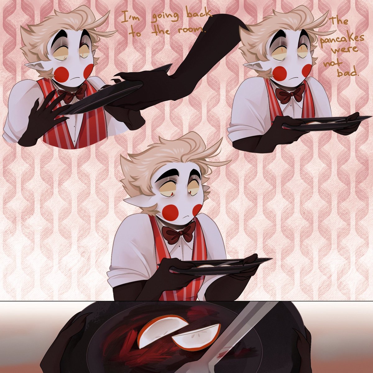 I'm finally drawing this comic again🙂‍↕️ #adamsapple