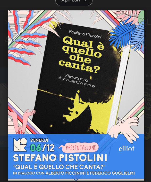 Allora venite, venerdI 6, alle 18 al Monk, con Federico e Picci. Il rock che c’era e il rock che c’è. Con un po di dischi