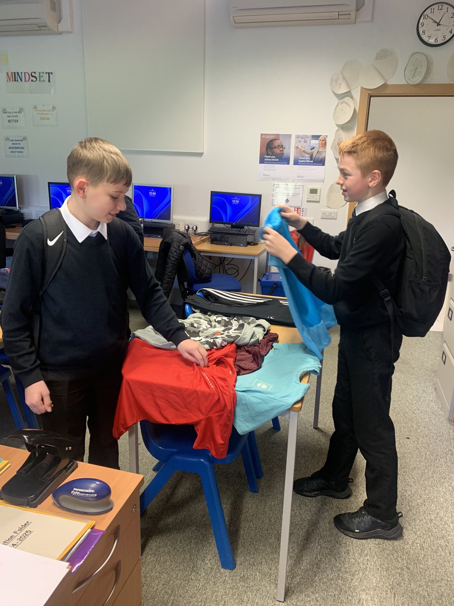 OLSPECOTEAM's tweet image. Our S1 pupil swap shop is in full swing! A great way to celebrate our S1 IDL #sustianablescotland @OLSPHigh @WDCEducation @EdScotLfS #doingourbit