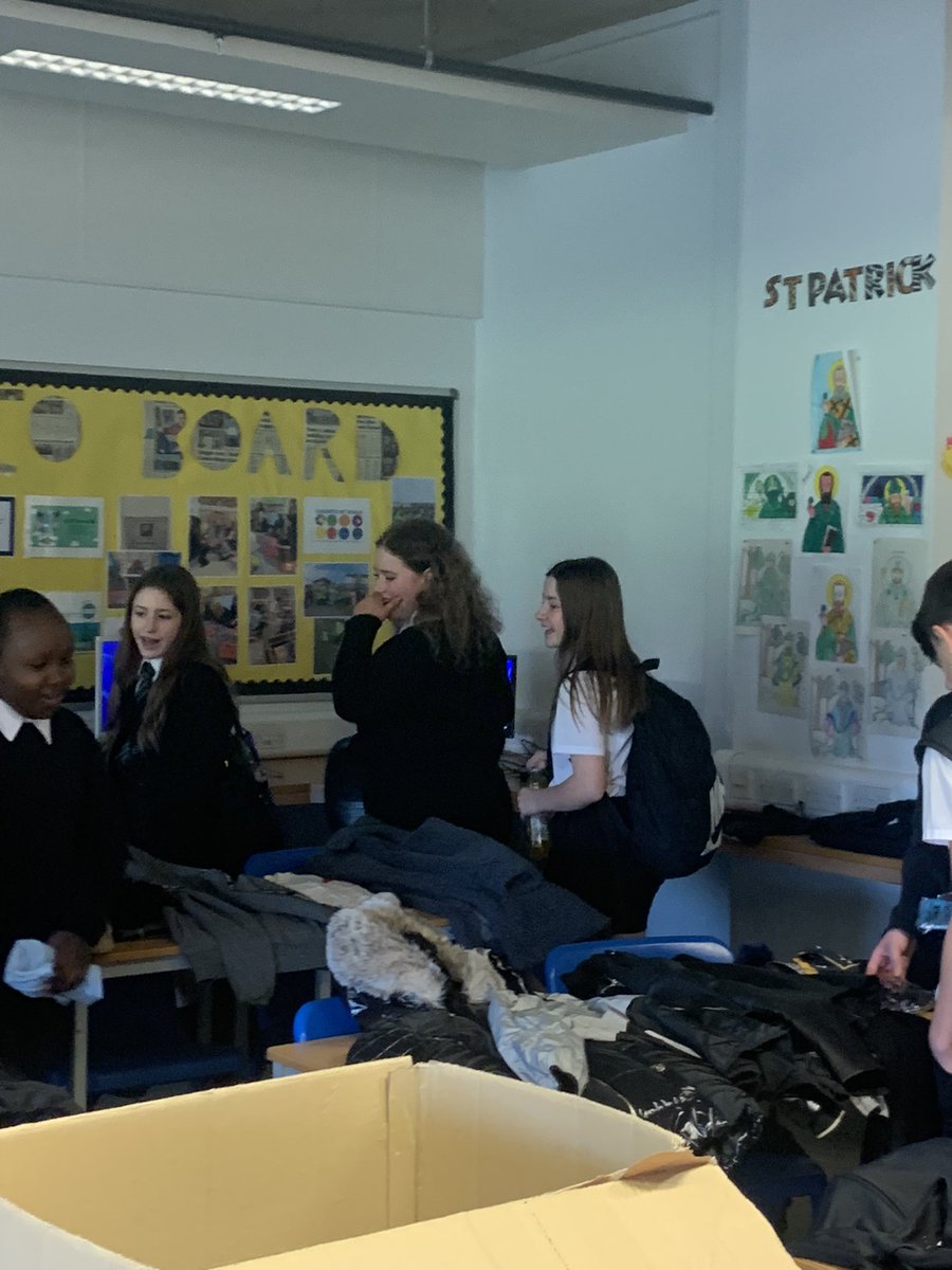 OLSPECOTEAM's tweet image. Our S1 pupil swap shop is in full swing! A great way to celebrate our S1 IDL #sustianablescotland @OLSPHigh @WDCEducation @EdScotLfS #doingourbit