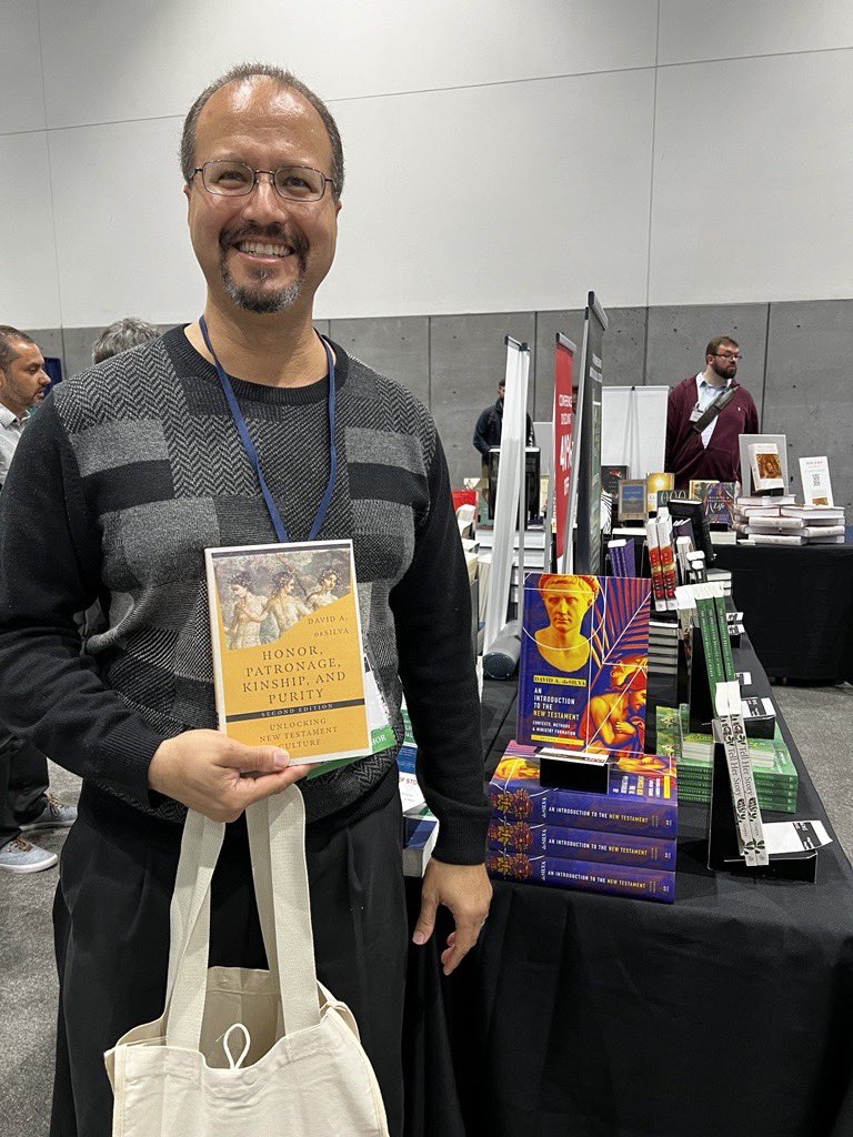 ivpacademic's tweet image. Authors and their books at #SBLAAR24 (part two)!